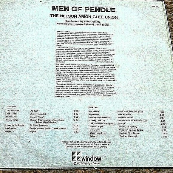 Vintage British Vinyl LP  Men Of Pendle The Nelson Arion Male Voice Choir Record - Picture 2 of 16